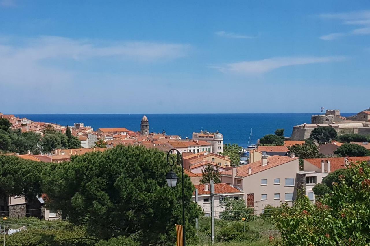3Amb31 - Studio Pour 3 Personnes Avec Magnifique Vue Sur La Baie Collioure Kültér fotó